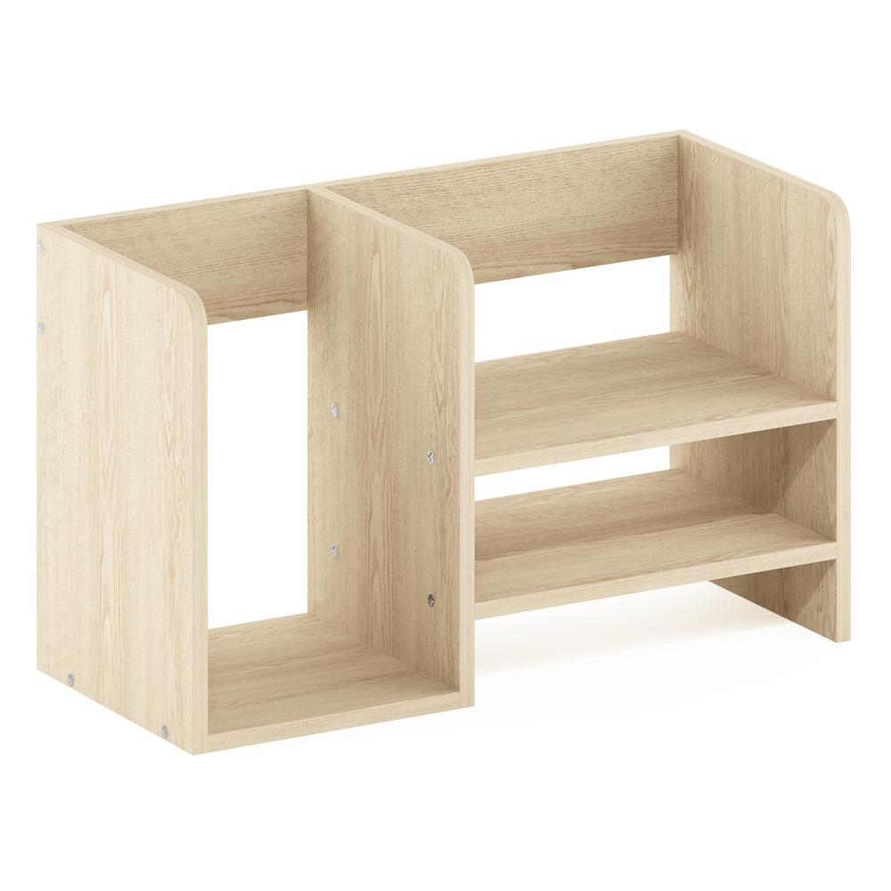 Wood Desktop Book and Home Office Supplies Storage Organizer,. Picture 1