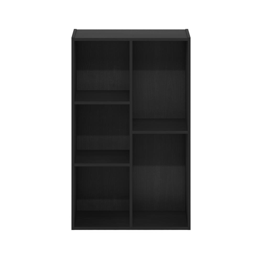 Furinno Luder 5-Cube Reversible Open Shelf, Blackwood. Picture 3