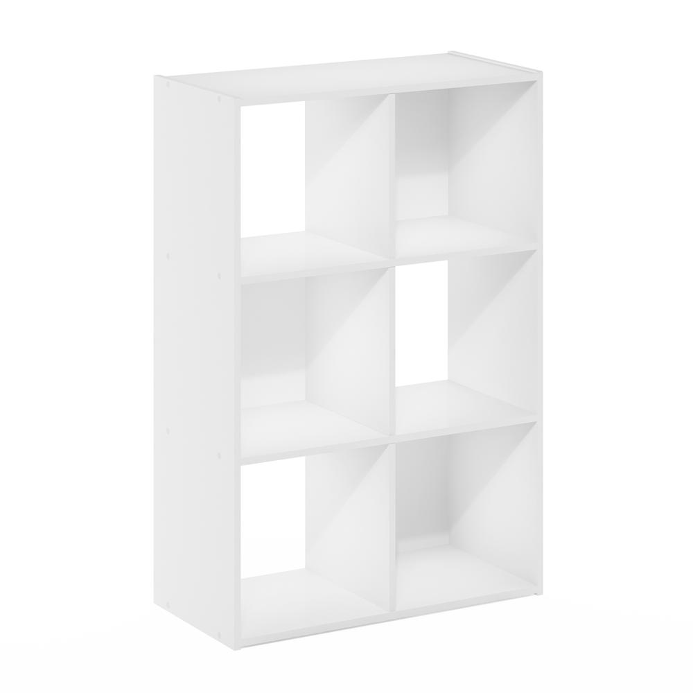 Cubic Storage Cabinet, 3x2, White. Picture 1