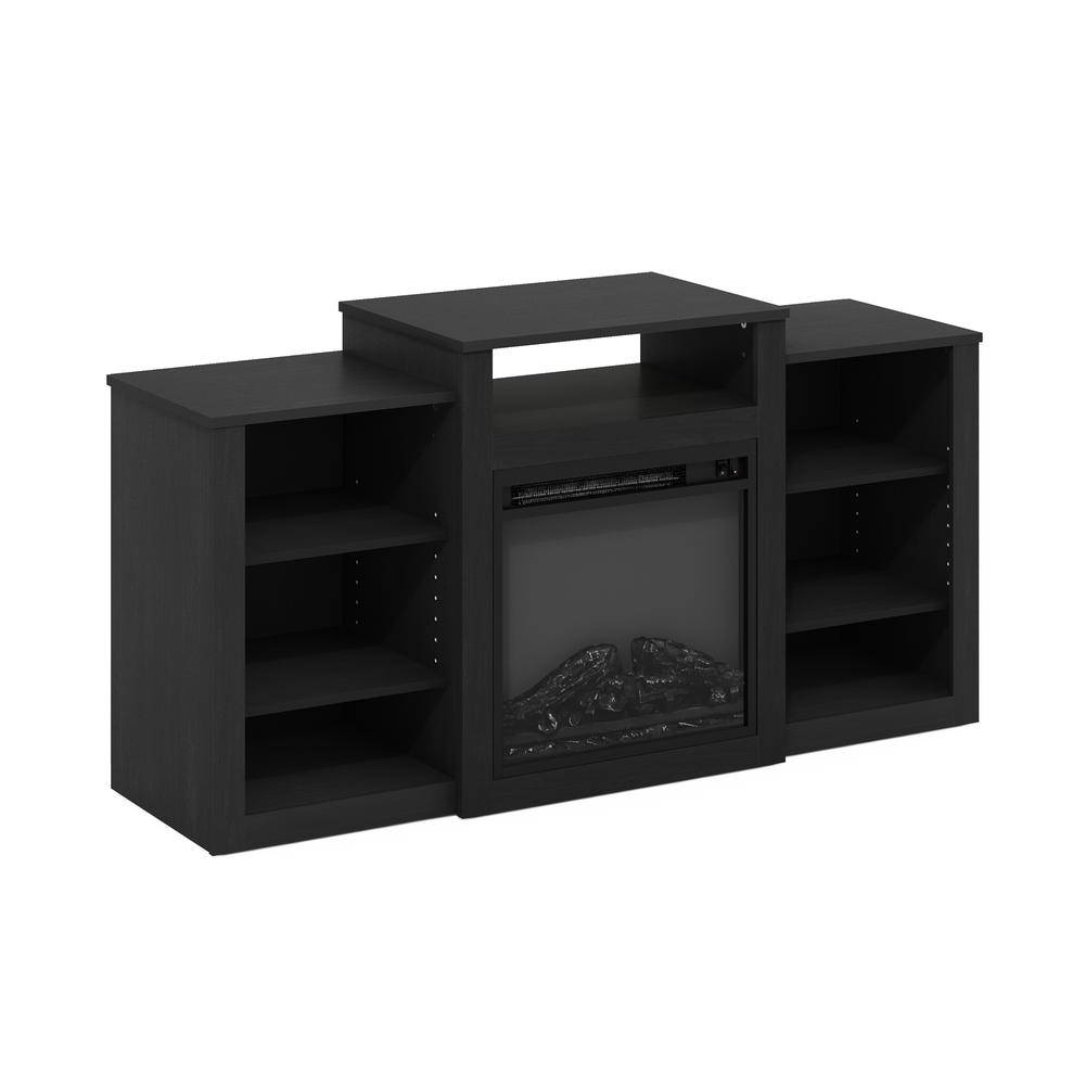 Jensen TV Stand with Electric Fireplace for TV up to 55", Americano. Picture 6