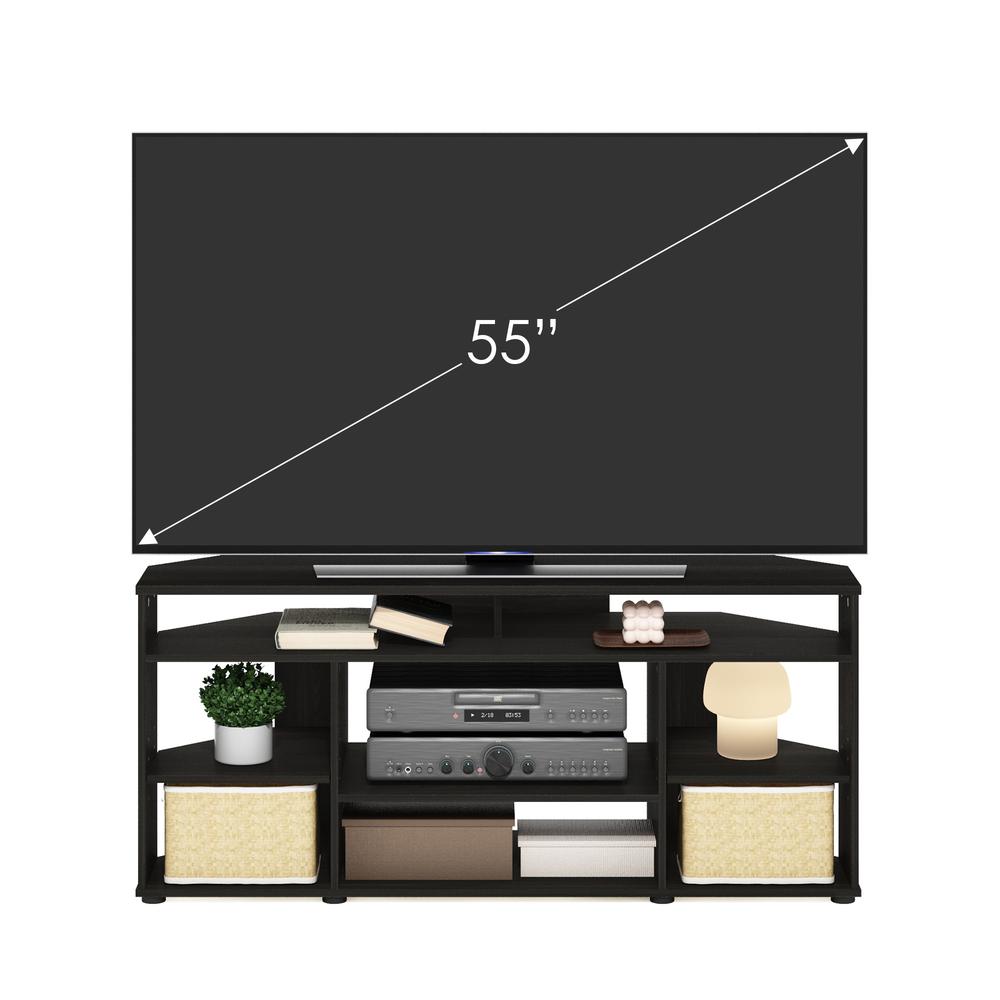 Jensen Corner TV Stand TV up to 55 Inches, Espresso. Picture 5