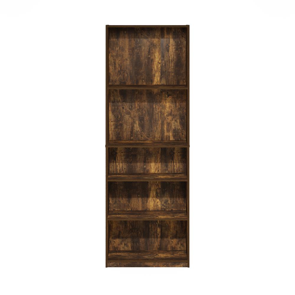 Furinno JAYA Simply Home 5-Shelf Bookcase, Amber Pine. Picture 3