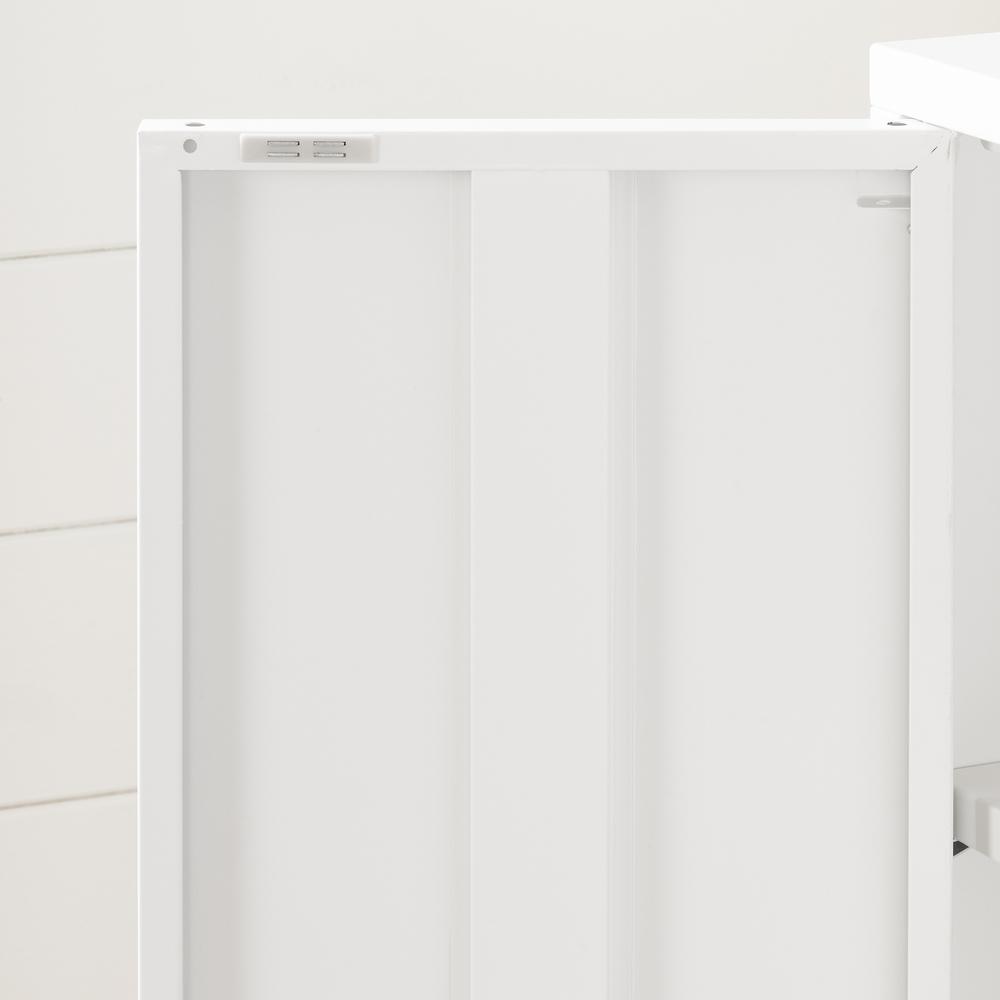 Eddison 2-Door Storage Cabinet, Pure White. Picture 5