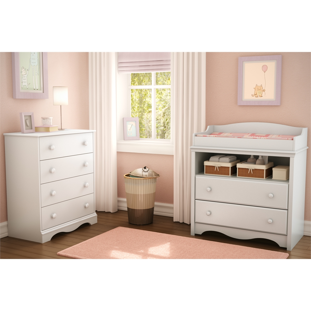 South Shore Angel Changing Table, Pure White. Picture 2