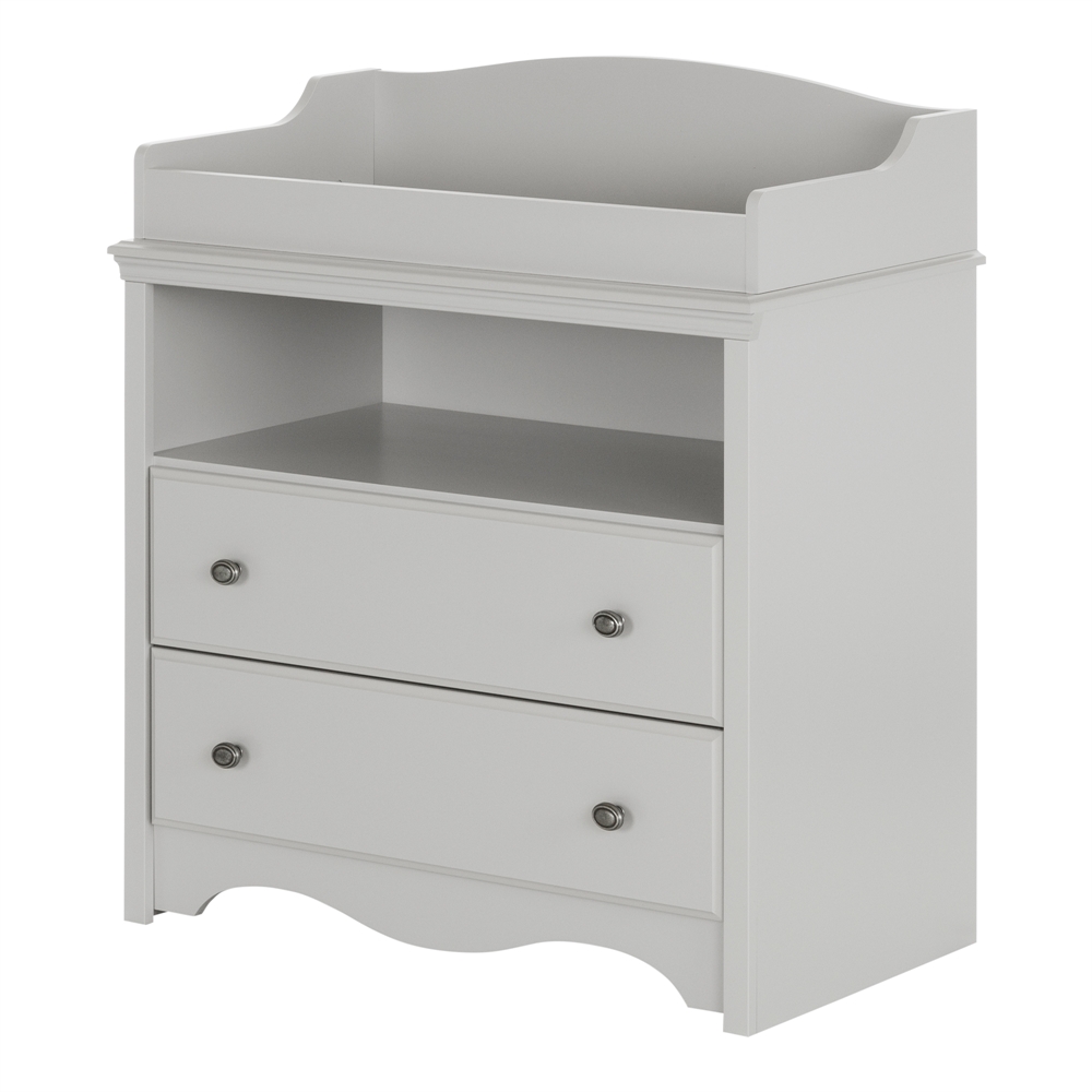 South Shore Angel Changing Table with Drawers, Soft Gray. Picture 1