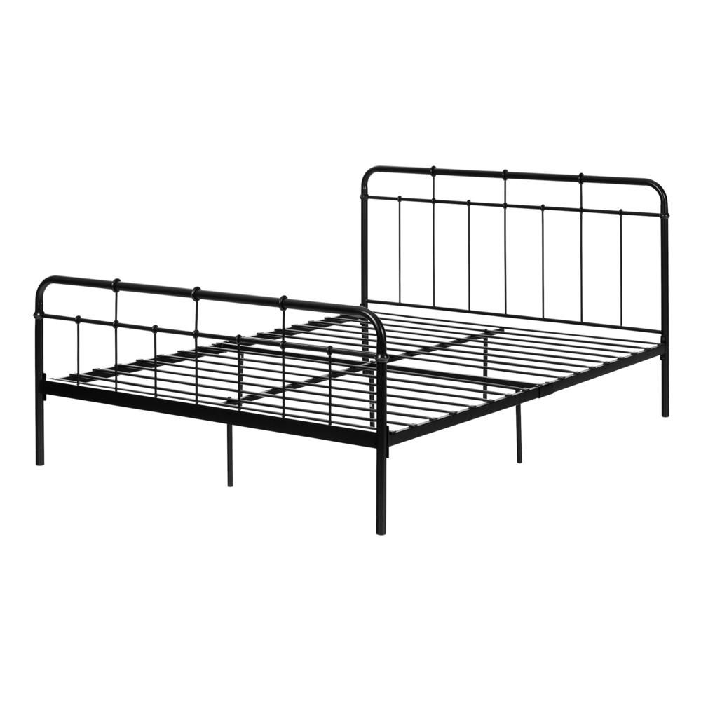 Fernley Complete Bed, Pure Black. Picture 1