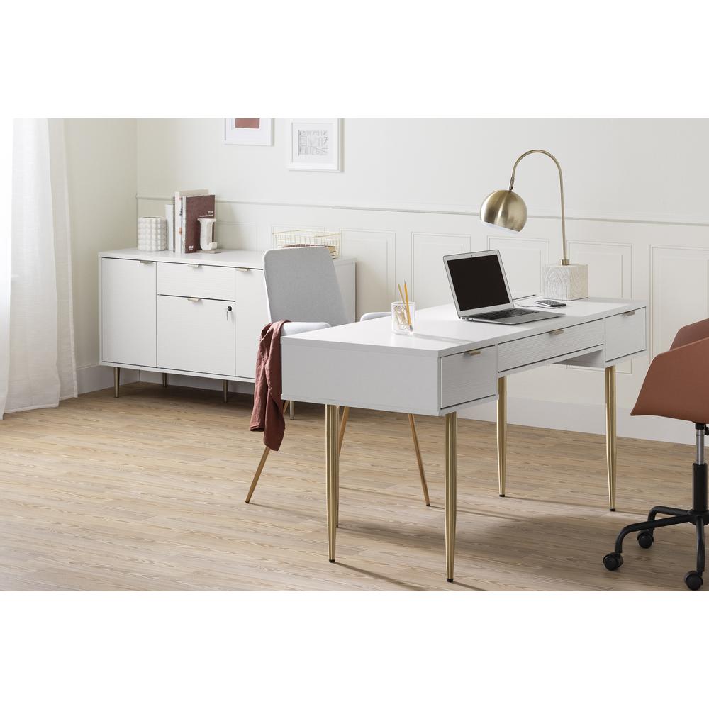 Koryn Desk, Pure White. Picture 5