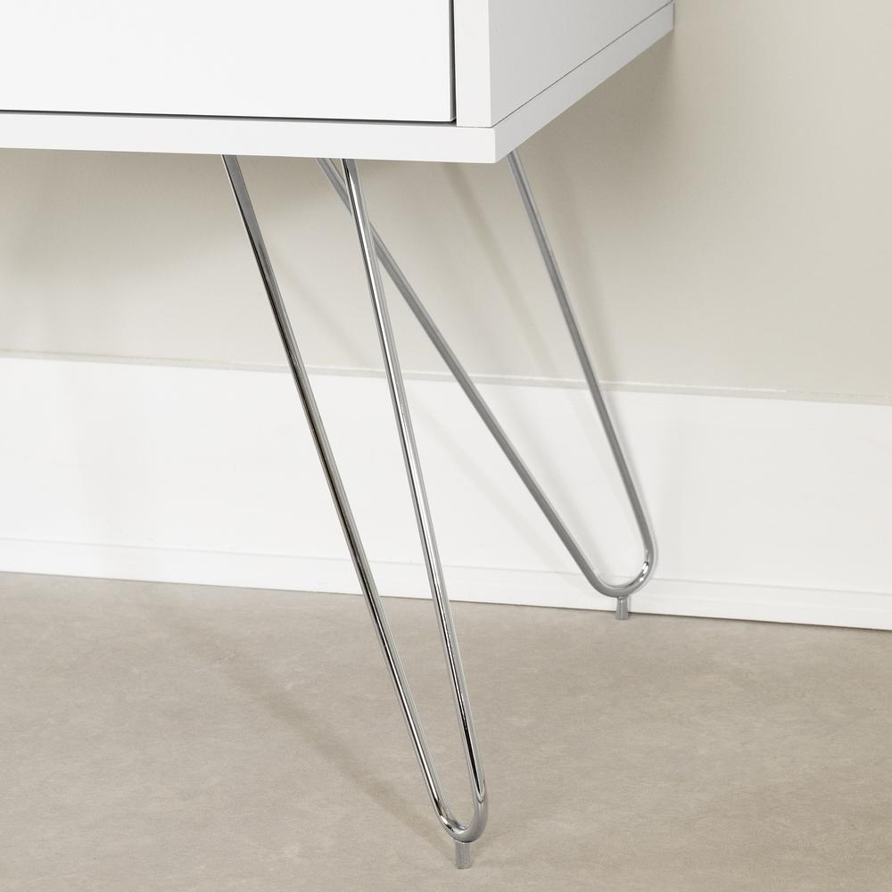 Slendel Nightstand, Pure White. Picture 4