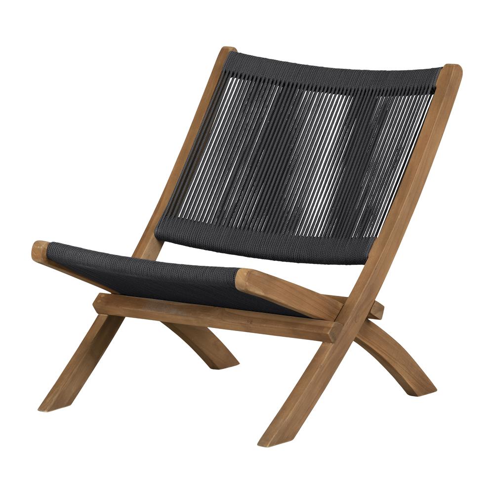 Balka Lounge Chair, Natural and Gray. Picture 1