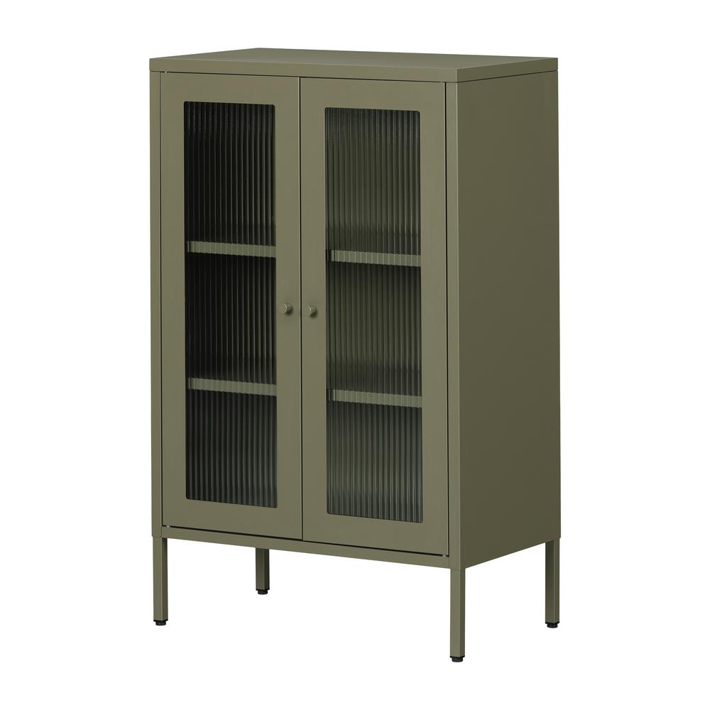 Kodali Accent Cabinet, Olive Green. Picture 1