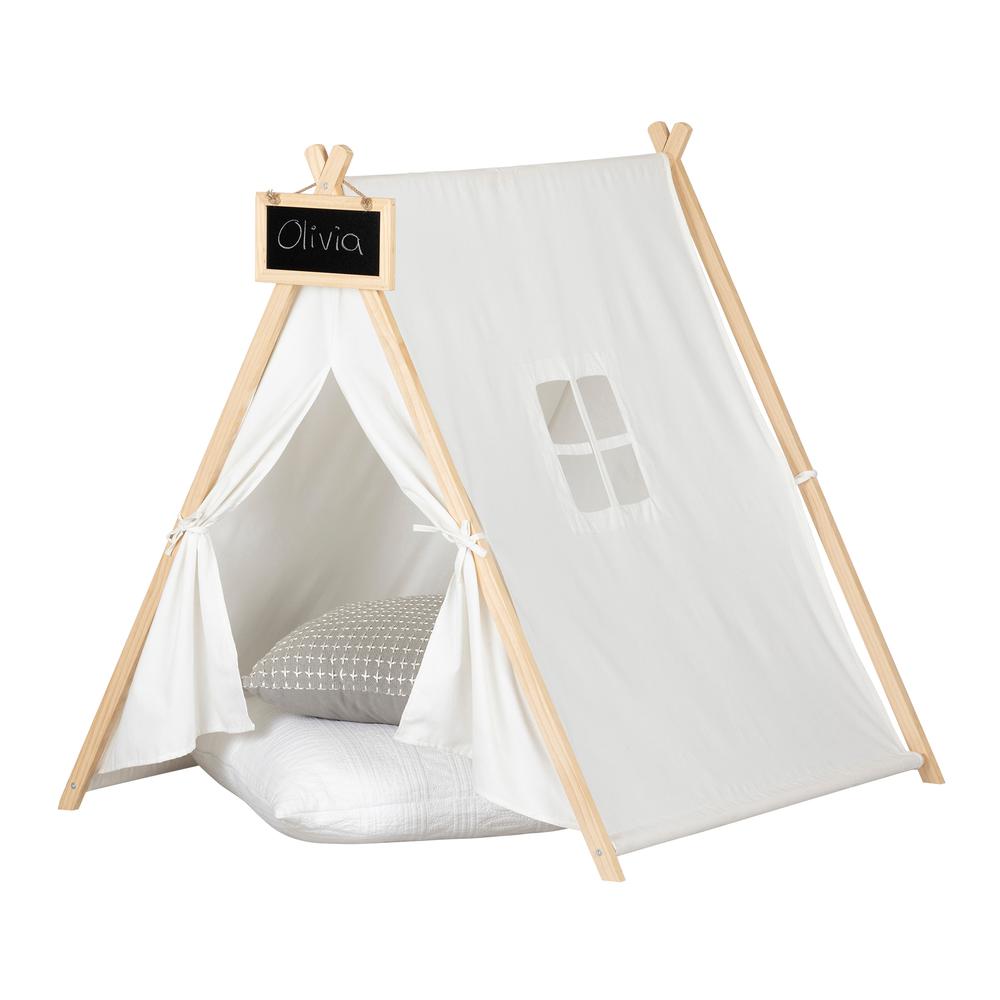 Sweedi Organic Cotton and Pine Play Tent with Chalkboard. Picture 2