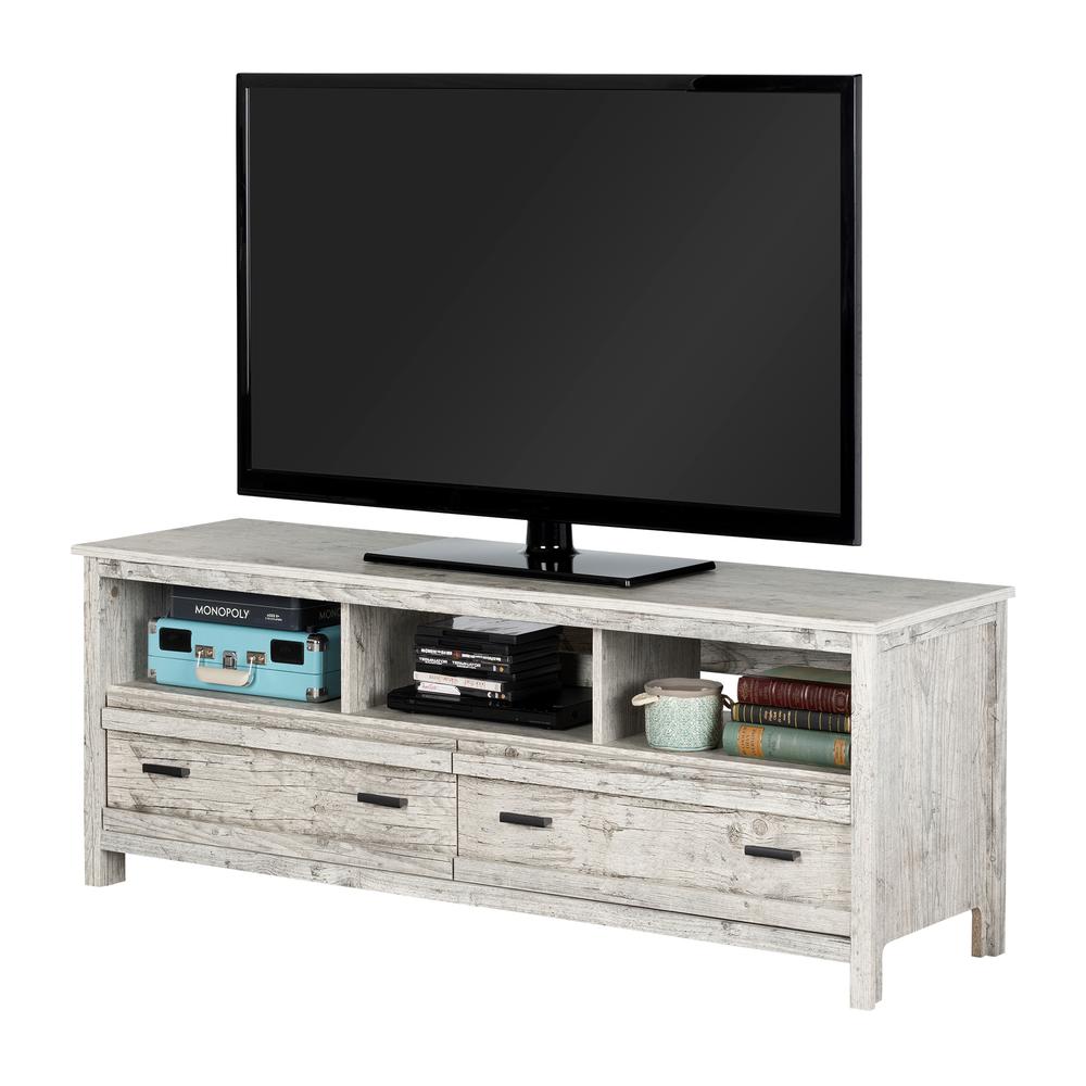 Exhibit TV Stand for TVs up to 60'', Seaside Pine. Picture 2
