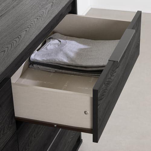 Hourra 6-Drawer Double Dresser, Gray Oak. Picture 5