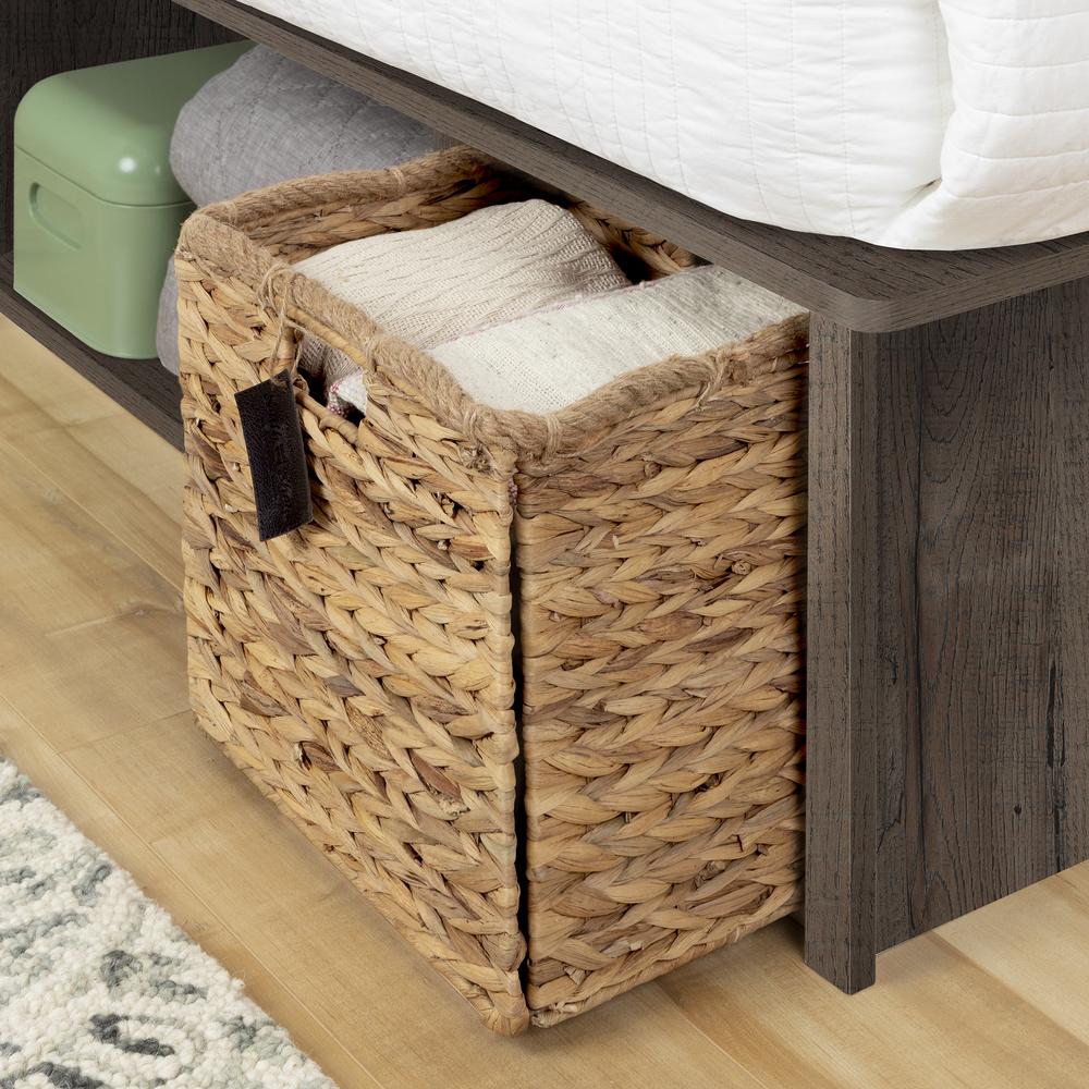 Avilla Storage Bed with Baskets - Fall Oak. Picture 4