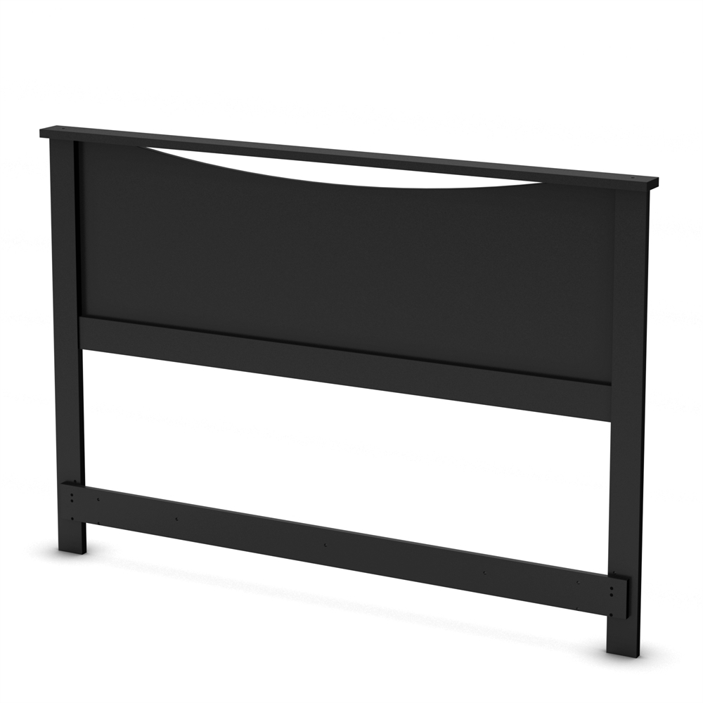 South Shore Step One Full/Queen Headboard (54/60''), Pure Black. The main picture.