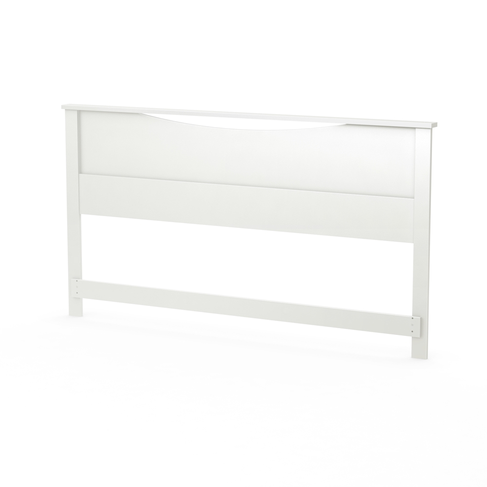 South Shore Step One King Headboard (78"), Pure White. Picture 1
