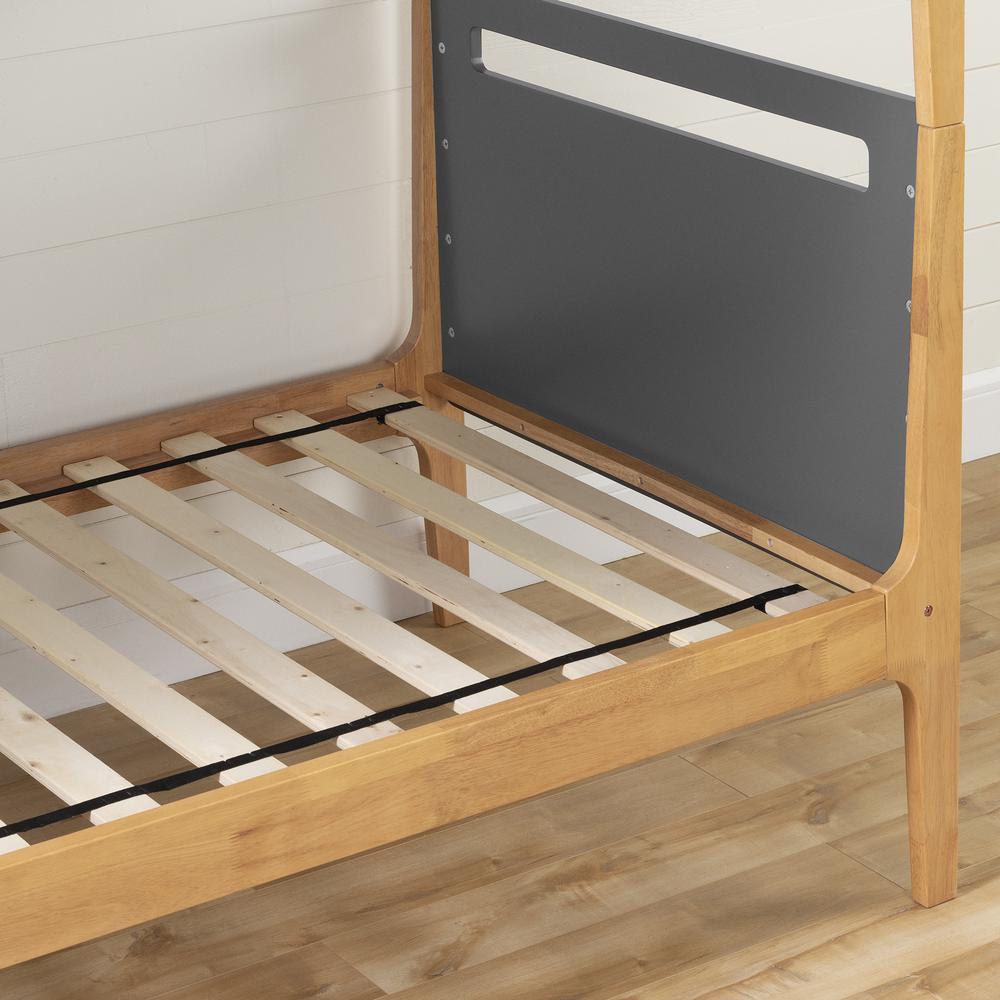Bebble Modern Bunk Beds, Natural and Gray. Picture 4