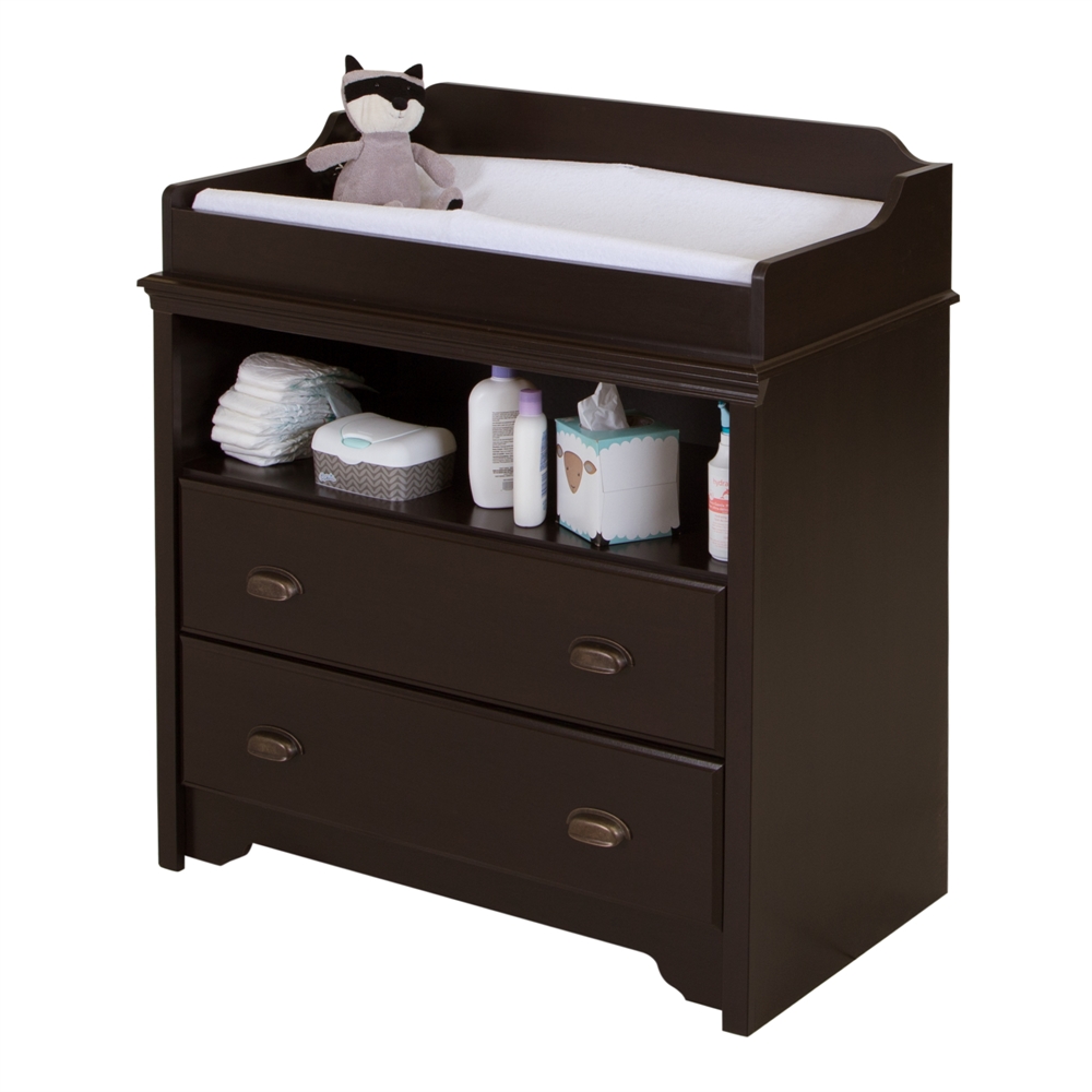 South Shore Fundy Tide Changing Table, Espresso. Picture 2