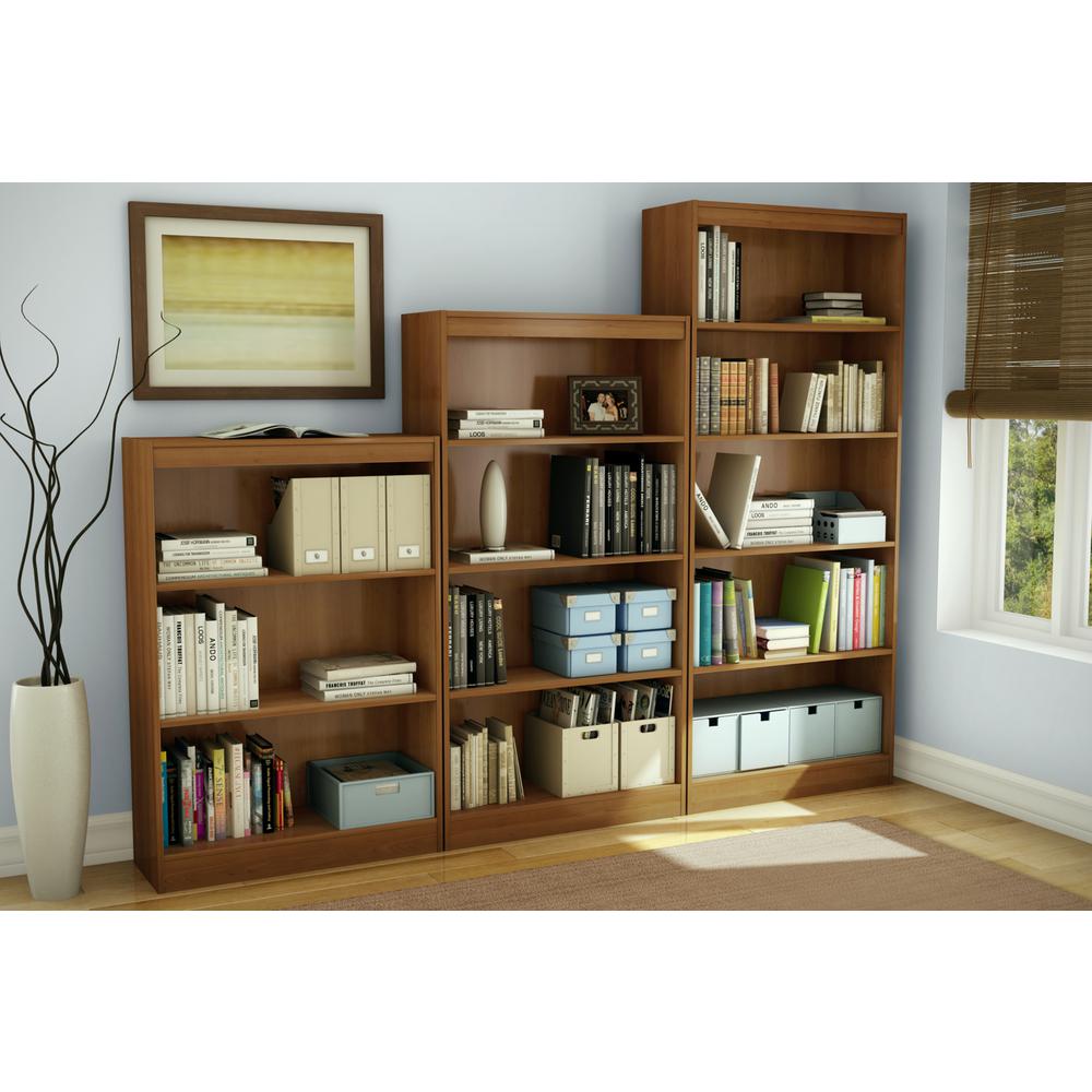 South Shore Axess 4-Shelf Bookcase, Morgan Cherry. Picture 2