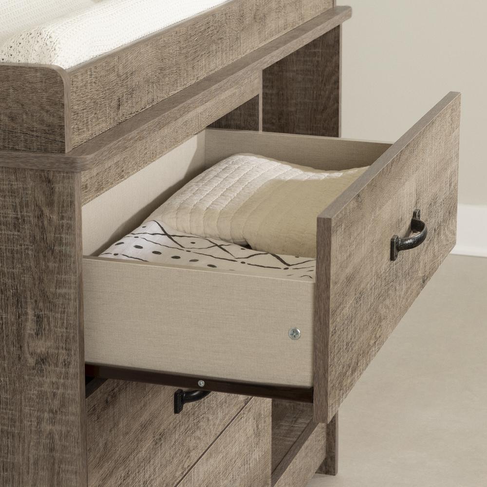 Tassio Changing Table, Weathered Oak. Picture 5