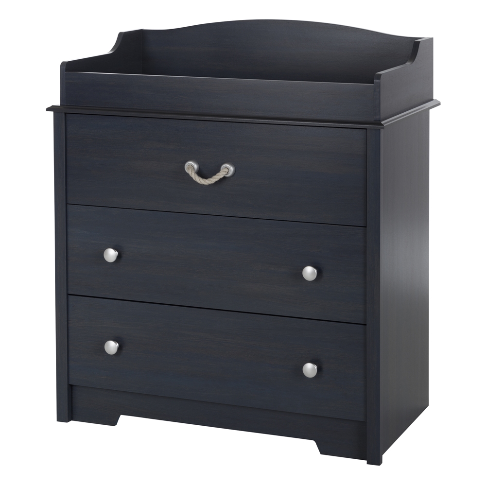 South Shore Aviron Changing Table with Drawers, Blueberry. The main picture.