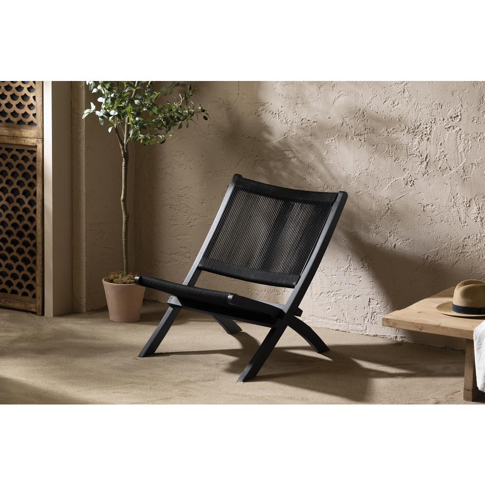 Agave Lounge Chair, Black. Picture 5