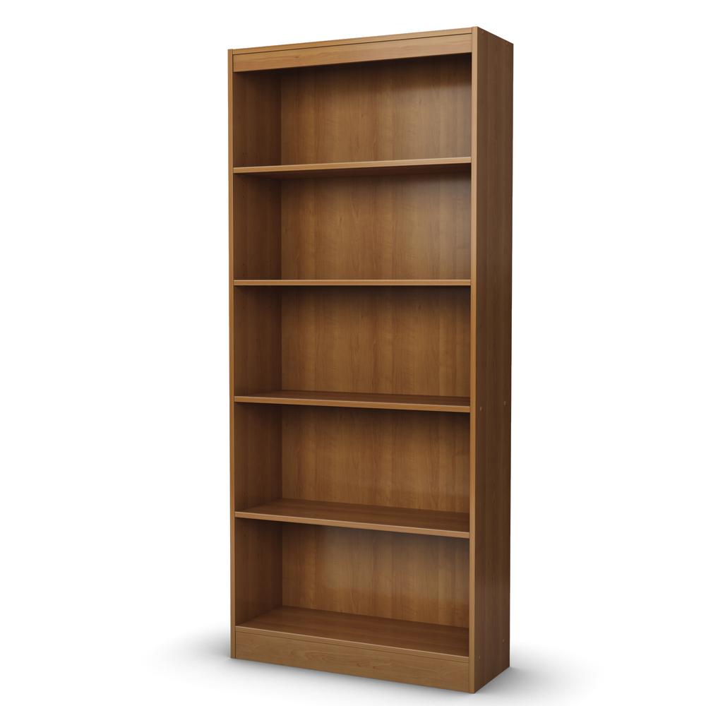 Axess 5-Shelf Bookcase, Morgan Cherry. Picture 1