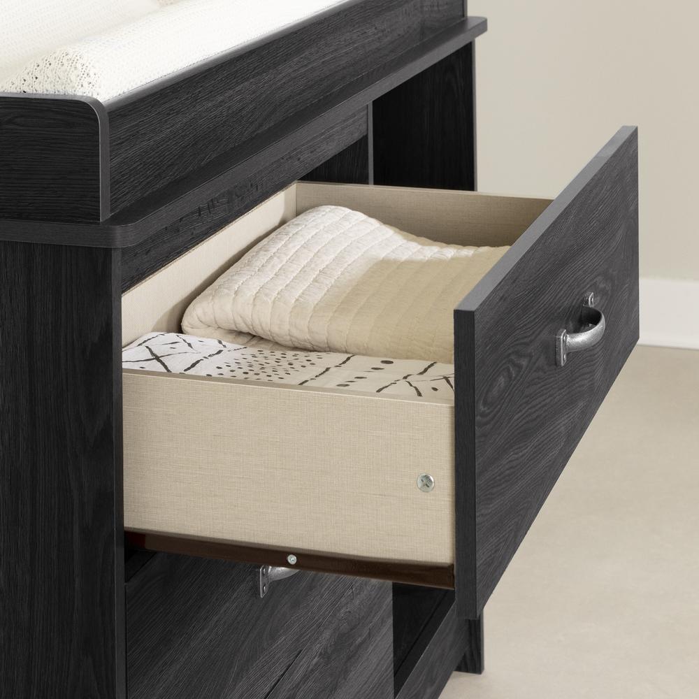 Tassio Changing Table, Gray Oak. Picture 5