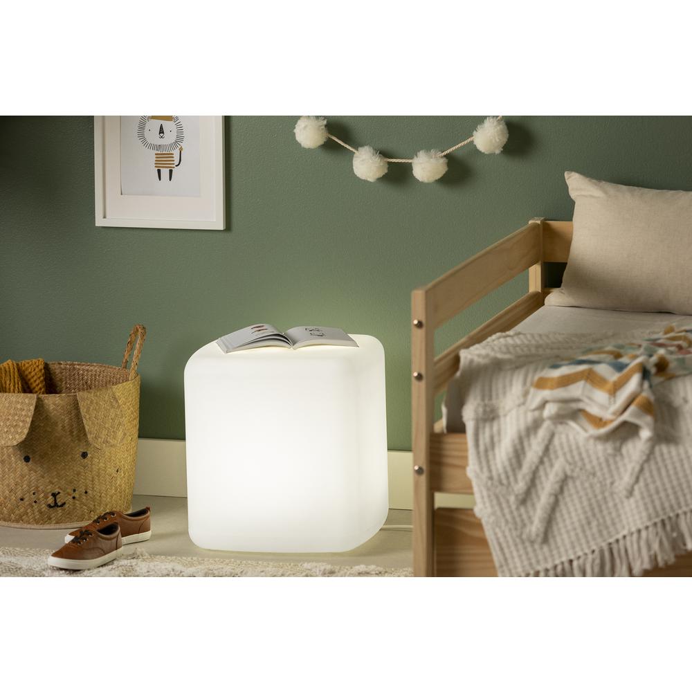 Sweedi Lighted Nightstand, White. Picture 2