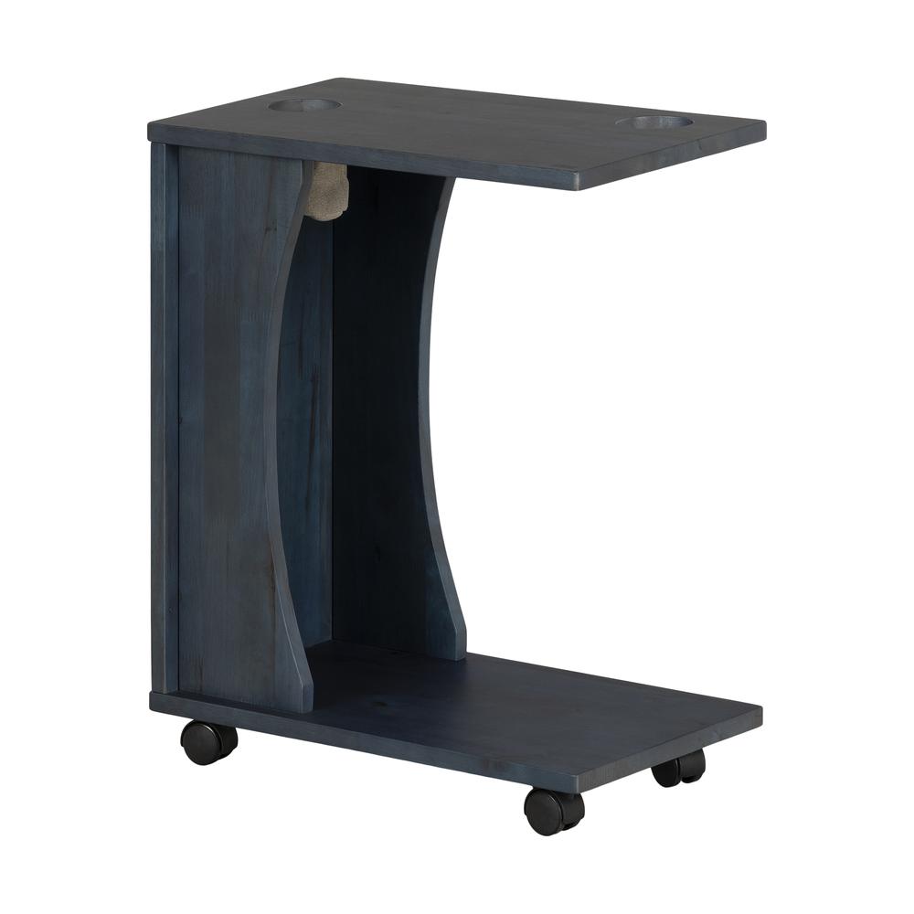 Kodali Mobile Side Table for Laptop, Blue. Picture 1