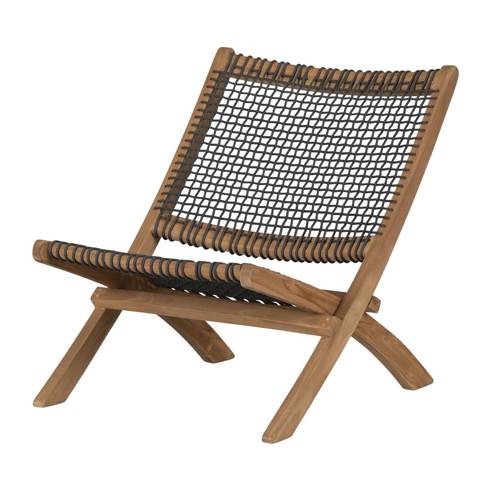 Balka Lounge Chair, Natural and Gray. Picture 1