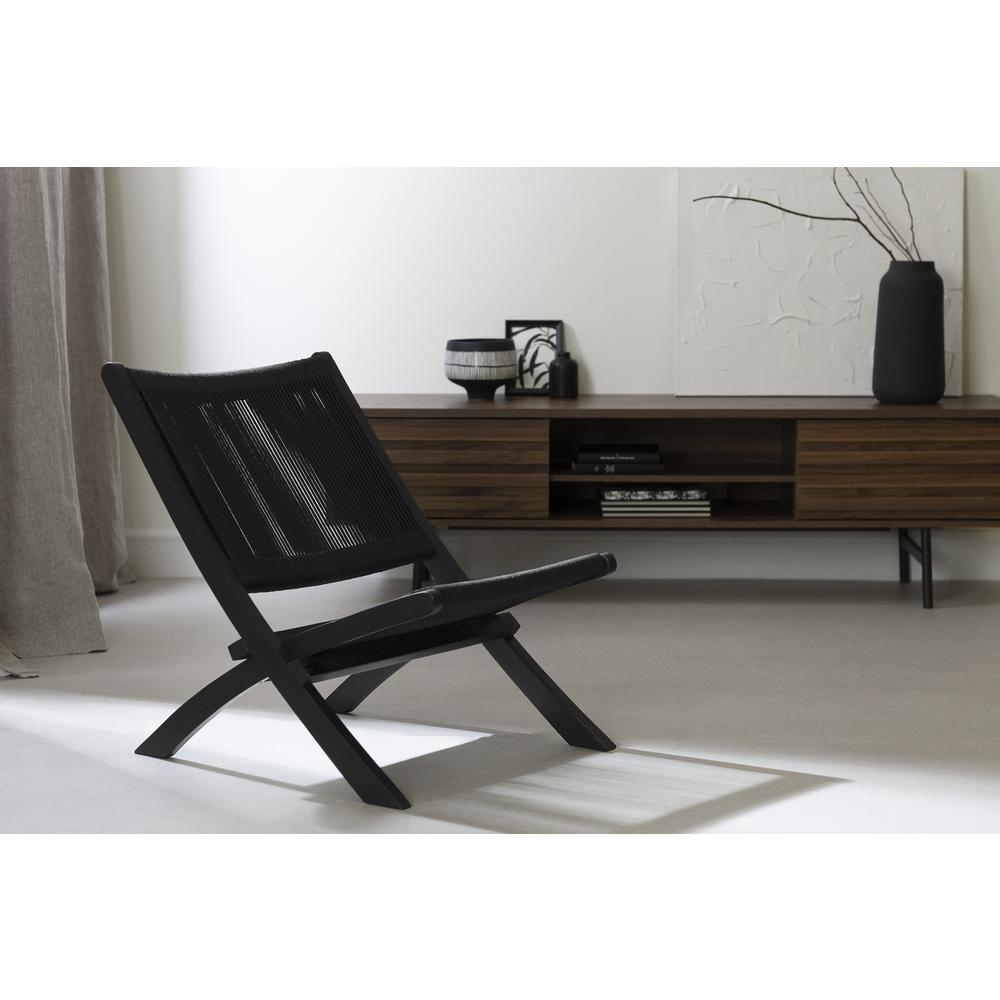 Balka Lounge Chair, Black. Picture 5