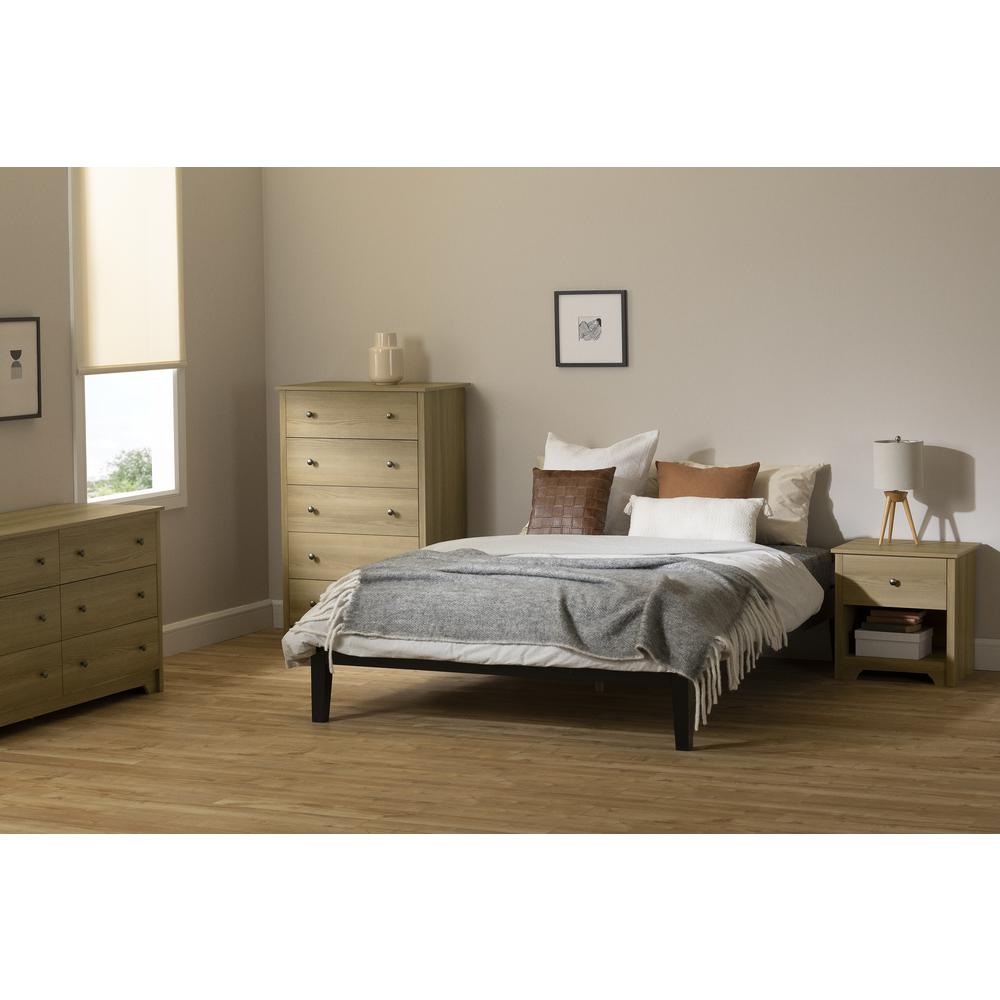 Vito 6-Drawer Double Dresser, Natural Ash. Picture 5