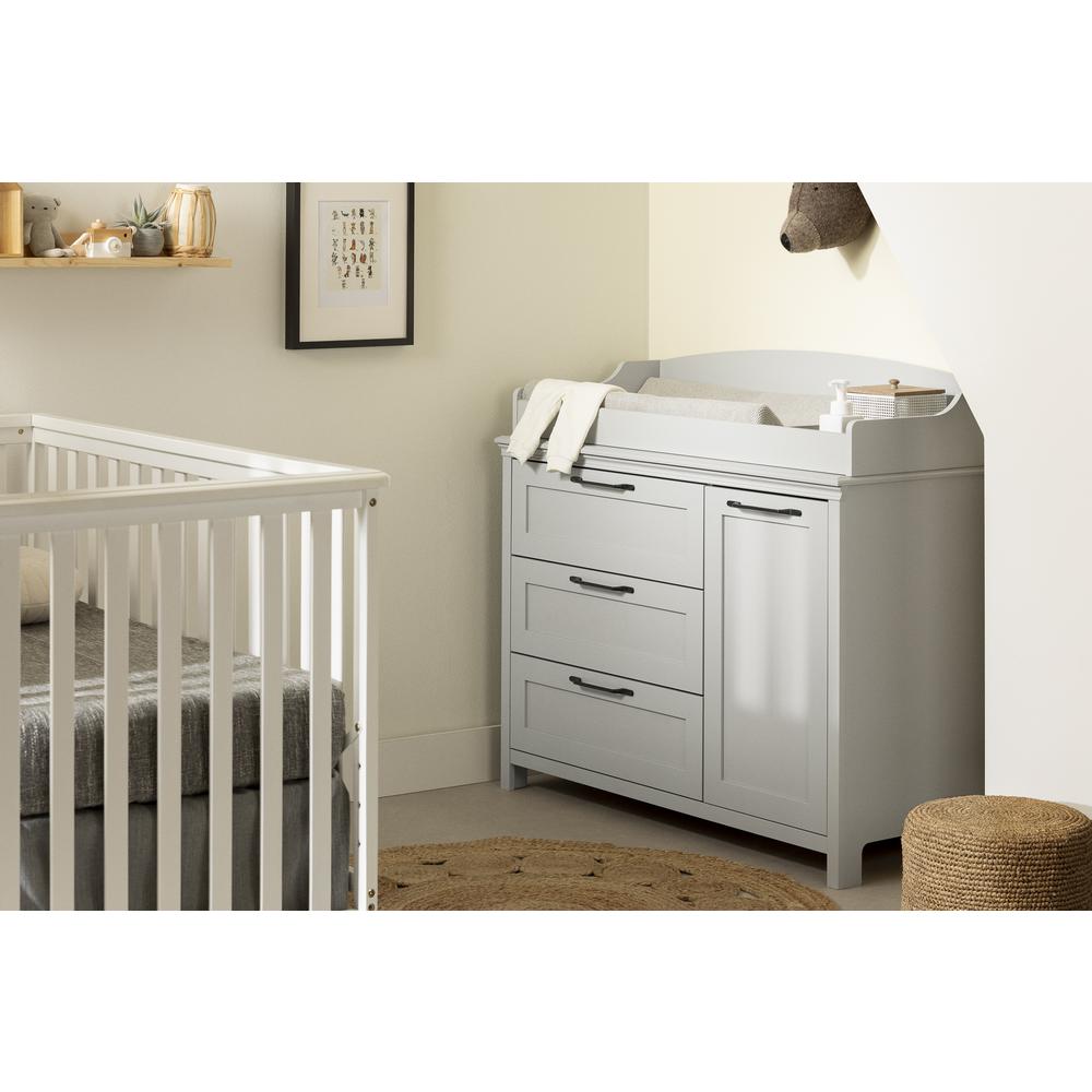 Daisie Changing Table, Soft Gray. Picture 2
