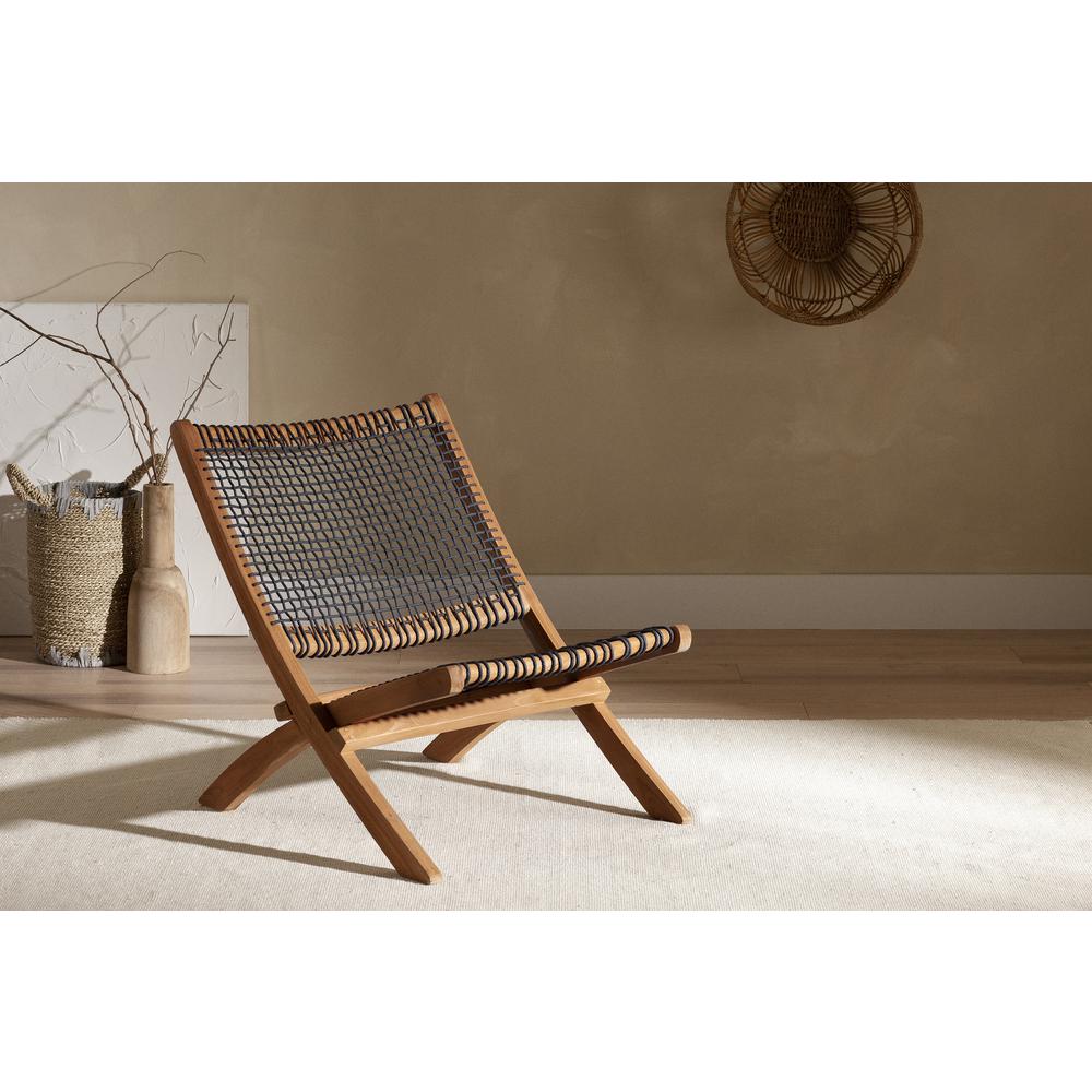 Balka Lounge Chair, Natural and Gray. Picture 5