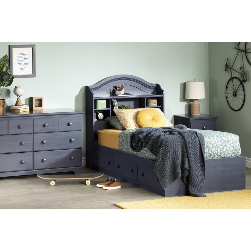 Summer Breeze Bed Set - Bed and Headboard kit, Blueberry. Picture 2