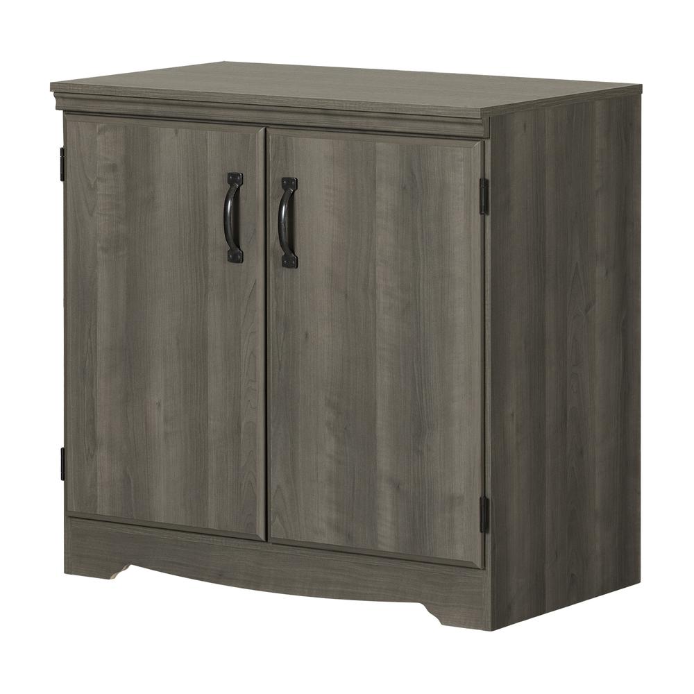 Farnel 2-Door Storage Cabinet, Gray Maple. Picture 1