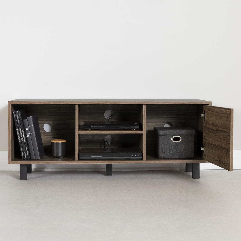 Octave TV Stand, Natural Walnut. Picture 3