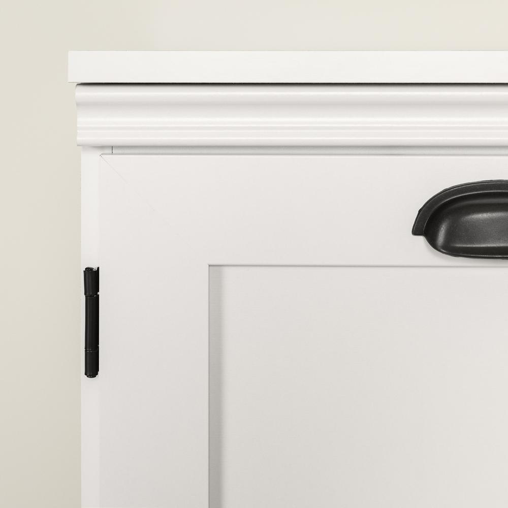 Harma 2-Door Storage Cabinet, Pure White. Picture 4