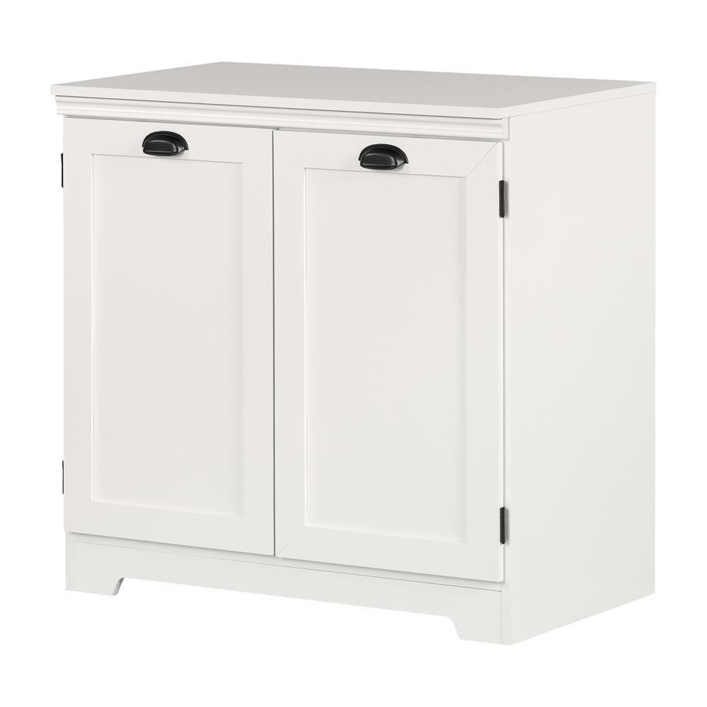 Harma 2-Door Storage Cabinet, Pure White. Picture 1