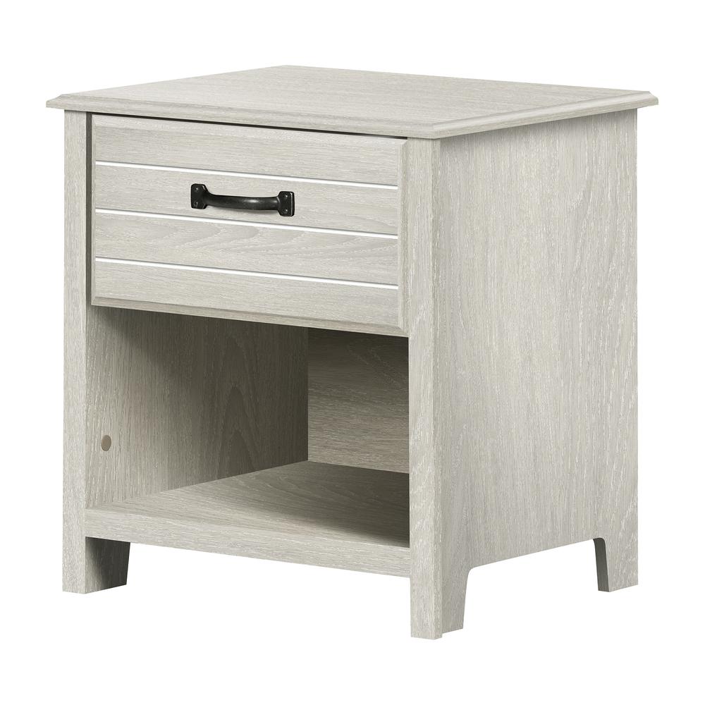 Ulysses 1-Drawer Nightstand, Winter Oak. Picture 1