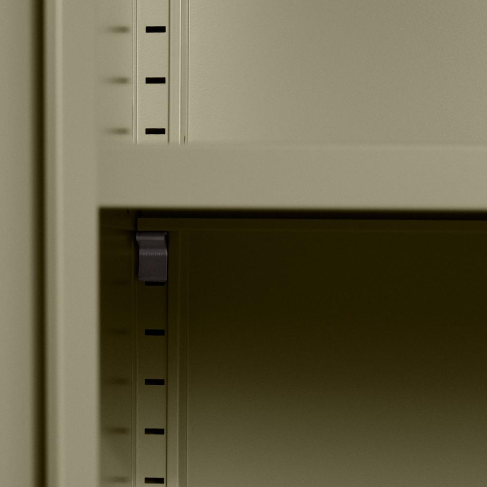 Crea Metal 2-Door Accent Cabinet, Olive Green. Picture 4
