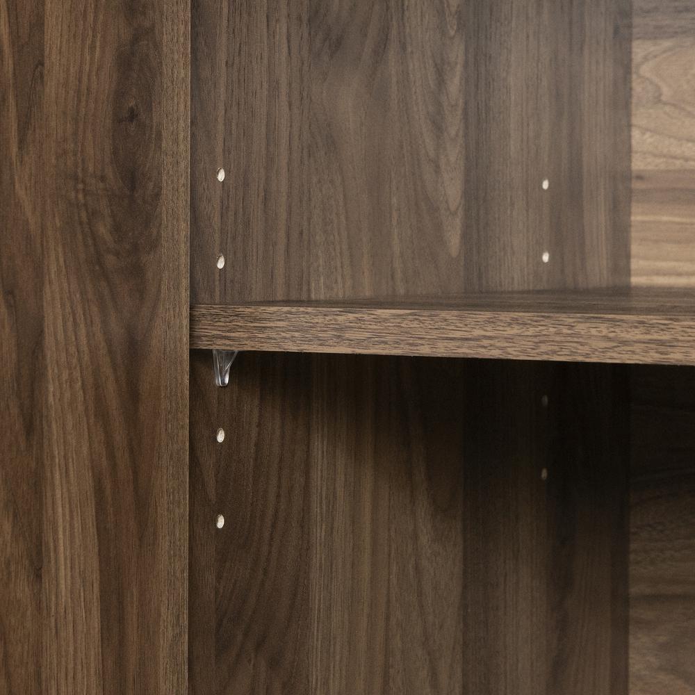 Maliza Storage Cabinet, Natural Walnut and Oxide Brown. Picture 3