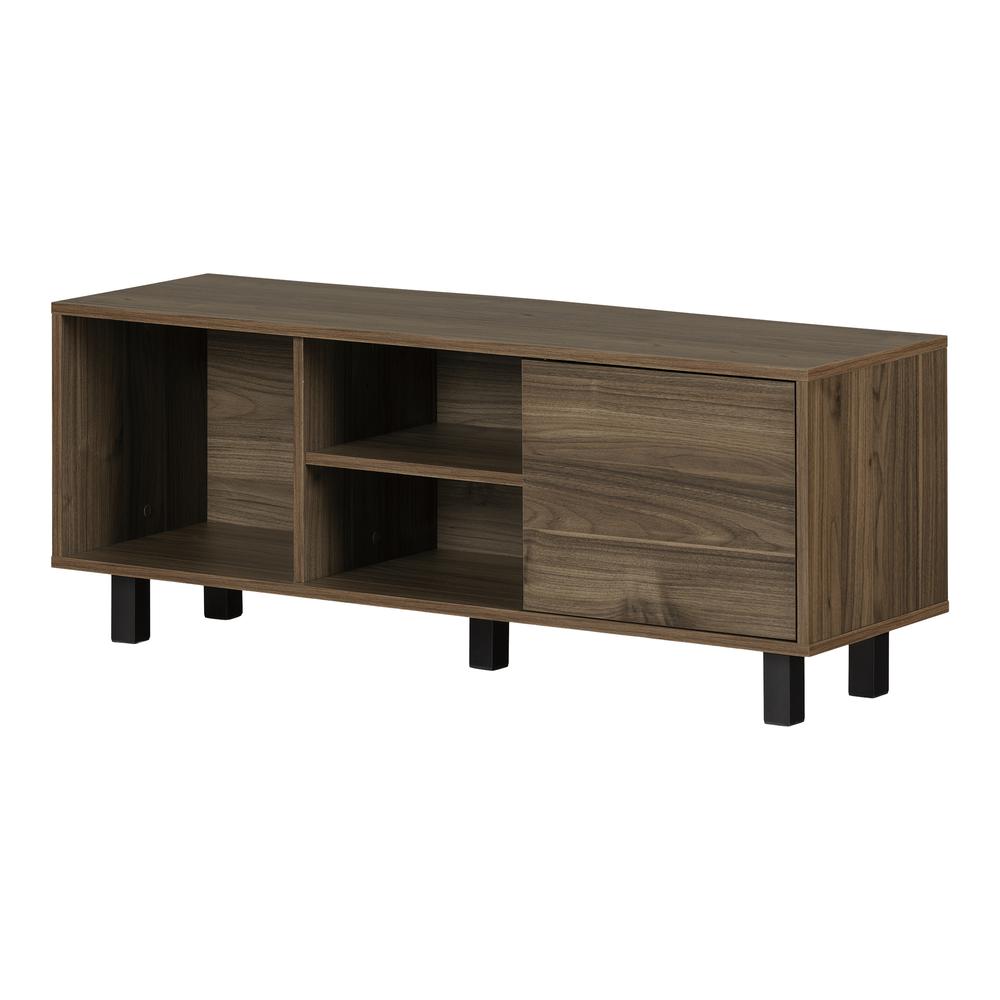 Octave TV Stand, Natural Walnut. Picture 1