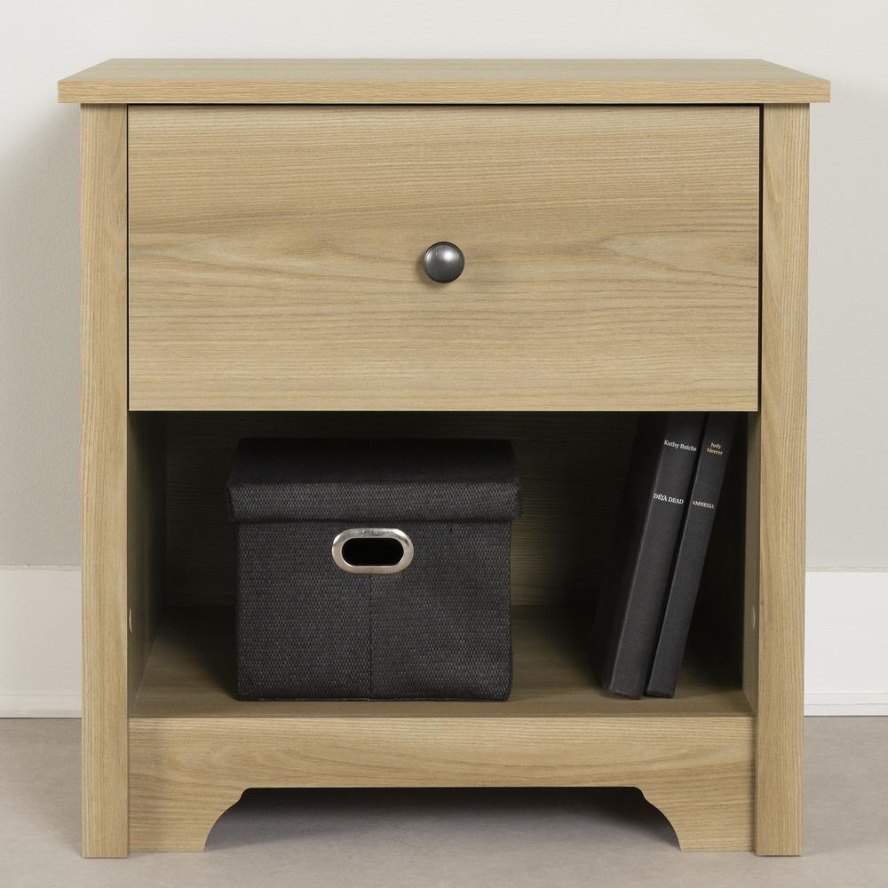 Vito 1-Drawer Nightstand, Natural Ash. Picture 2