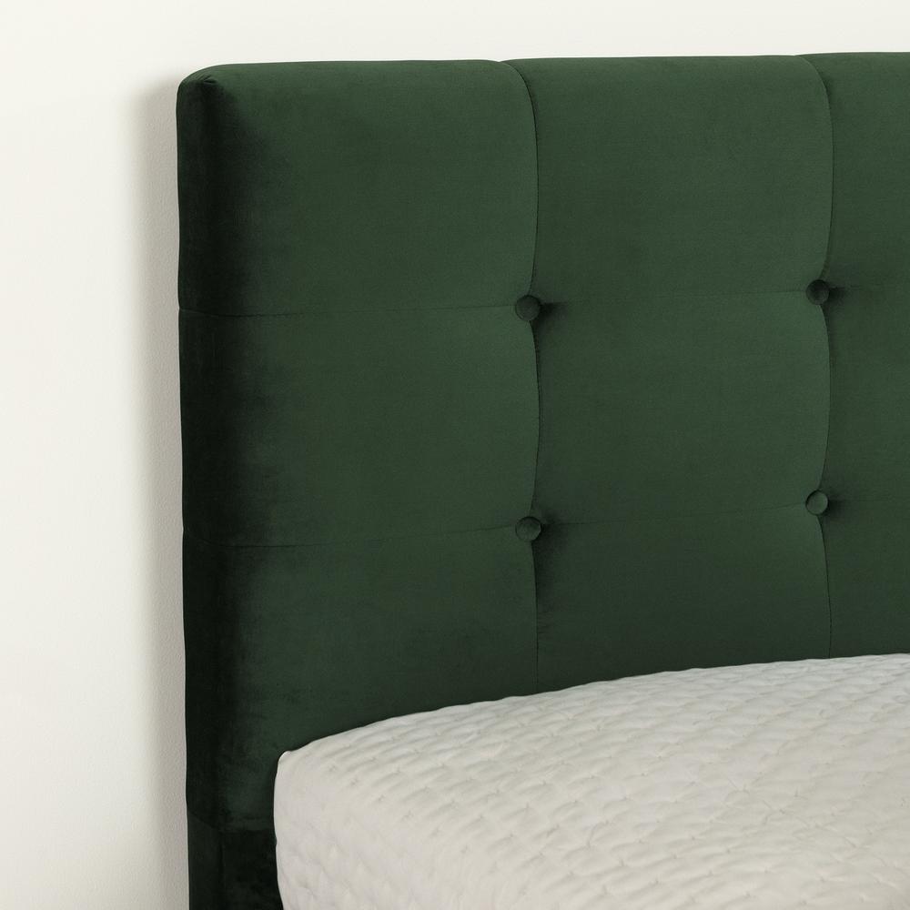Hype Upholstered bed set, Dark Green. Picture 4