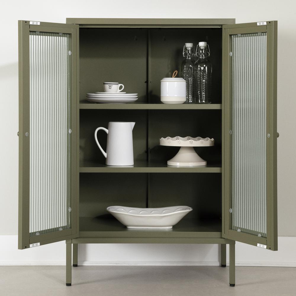 Eddison Cabinet, Olive Green. Picture 2