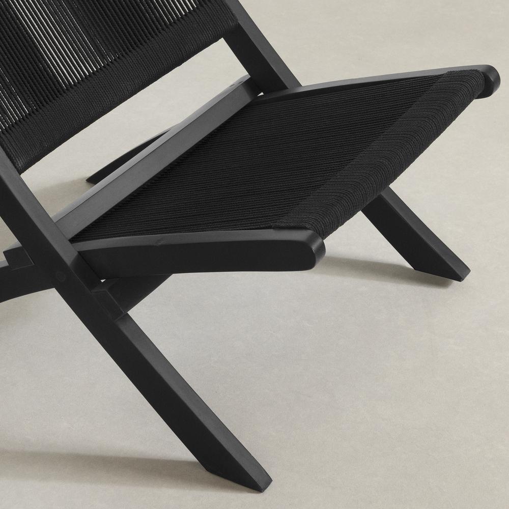 Balka Lounge Chair, Black. Picture 3