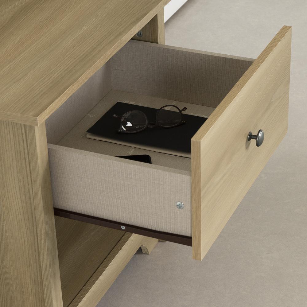 Vito 1-Drawer Nightstand, Natural Ash. Picture 3