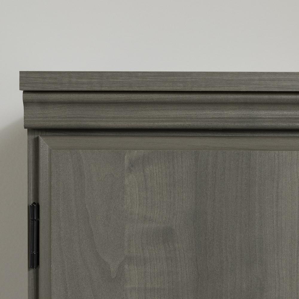 Farnel 2-Door Storage Cabinet, Gray Maple. Picture 3